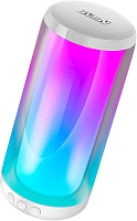 Беспроводная портативная колонка SVEN PS-265 / 10W / TWS / microSD / Bluetooth / RGB подсветка / Батарея 2000mAh / Белый / материал - пластик