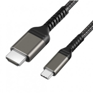 Кабель-Переходник USB Type-C - HDMI KS-is (KS-791) 4K@60Гц длина 2 метра кабель переходник usb type c displayport ks is ks 514 длина 1 8 метра