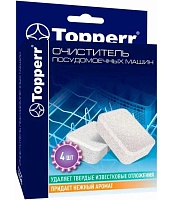 Таблетки от накипи для посудомоечных машин Topperr 3326 4 шт.*16 г   Таблетки от накипи для посудомоечных машин Topperr 3326 4 шт.*16 г