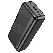 Портативная батарея Borofone BJ27B (Smart charge/ LED индикатор) 30000мАч, черная 