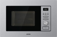 Микроволновая печь встраиваемая Gorenje BM201AG1X (Advanced / Нерж. сталь / 20 литров / ширина - 59,5 см / 800 Вт / Гриль 1000 Вт / AquaClean) Нержавеющая сталь