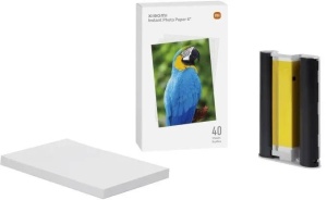 Фотобумага Xiaomi Instant Photo Paper 6 (40 листов) (BHR6757GL) hp бумага с покрытием hp ch010a white satin poster paper рулон a0 42 1067 мм x 61 м 136 г м2