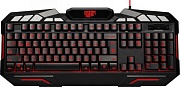 Проводная игровая клавиатура Defender Doom Keeper GK-100D, (Полноразмерная/Мембранная/Кабель 1.5м), Черная 