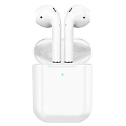 Беспроводные TWS наушники с микрофоном Borofone BW25 (время работы - 4 ч / Bluetooth 5.3), белые