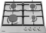 Поверхность газовая Hansa BHGI610502 (Нерж. сталь / чугун. решетки / 4 конфорки (1,8/1,0/1,8/2,8 кВт) / газконтроль / эл.поджиг)