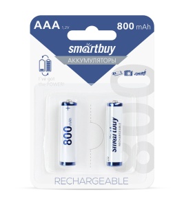 Аккумулятор R3 800mAh Smartbuy BL-2 (аккум-р 1.2В) SBBR-3A02BL800 батарейка аккумуляторная aaa smartbuy r03 блистер в упаковке 2 шт емкость 800 мач