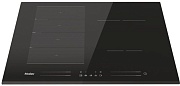 DSP Поверхность индукционная Haier HAMTSJ54MB1 (I-MOVE SERIES 4 / черный / стеклокерамика / 4 конфорки / Wi-Fi + Bluetooth / таймер / 7,2 кВт)