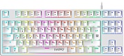 Проводная игровая клавиатура Defender Ivory GK-579, (TKL (80%)/Механическая/Кабель 1.5м), Белая 