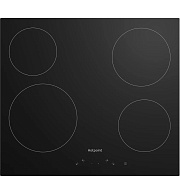 Поверхность электрическая Hotpoint HR 6T1 C (Черный  / 4 конфорки / (1,2/1,5/1,8/2,3) кВт / стеклокерамика / 6,8кВт)