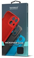 Чехол-накладка Borasco, Microfiber для Infinix HOT 40i/ Smart 8/ Smart 8 Plus/ Smart 8 Pro черный