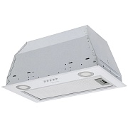 Вытяжка полновстраиваемая KRONA ADEL 600 WHITE PB (780 м³/ч / 65 Вт / LED освещение 2x1,5 Вт/ ширина - 52.5 см / белая)