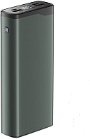 Портативная батарея OLMIO QL-30 (22.5W PD/ Quick Charge) 30000мАч, серая, металл