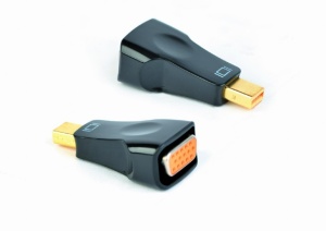 цена Переходник miniDisplayPort - VGA GEMBIRD (A-mDPM-VGAF-01), вилка-розетка, DisplayPort v.1.1a, длина - 0.15 метра