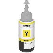 C13T66444A Контейнер Epson C13T66444A L100 Yellow  (ёмкость с чернилами 70мл) срок 01.2025, 03.2026