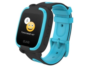 Часы детские Elari KidPhone 2 (Android, iOS, GPS, LBS, IP67), черный часы телефон elari детские kidphone 4gr с алисой и gps черные