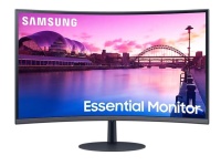 Монитор 27" SAMSUNG S27C390EAU with Audio Curved VA/1920x1080/ 4мс/ 250кд/м2/ 178°/DisplayPort/HDMI/75Hz