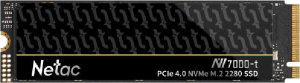Жесткий диск SSDM.2 1TB Netac NV7000-t PCIe 4 x4 R7300/W6600Mb/s NT01NV7000t-1T0-E4X 640 TBW жесткий диск ssd m 2 500gb netac nv5000 r5000 w4400mb s pci e 4 0 x4 2280 nt01nv5000 500 e4x 350 tbw
