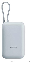 Портативная батарея Xiaomi Power Bank 10000mAh, встроенный кабель, голубой (BHR9073GL)
