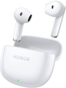 цена Беспроводные TWS наушники с микрофоном Honor Earbuds X6 белый (5503ABBG)