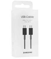 Кабель Samsung Type-C - Type-C, 1.8м, Черный (EP-DX310JBRGRU)