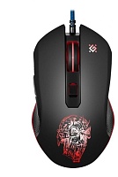 Проводная мышь Defender Sleipnir GM-927, (Проводная 1.5м/12800 dpi), Черная