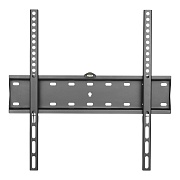 Кронштейн для ТВ Cadena KL21G-44F чёрный, фиксированный, для 32"-55", нагрузка до 40 кг, расстояние до стены 27 мм