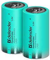 Батарейки BL2 Defender PowerPulse алкалиновая LR20-2BL (BL-2)