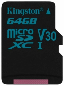 цена Память micro Secure Digital Card 64Gb class10 Kingston Canvas Select Plus CL10 UHS-I Card + SD Adapter [SDCS2/64GB]