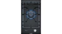 Поверхность газовая Bosch PRA3A6B70 (Serie8 / Domino / черный / стеклокерамика / чугун / WOK / FlameSelect / 1 конфорка) Черный матовый