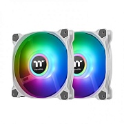 DSP Комплект вентиляторов Thermaltake Pure Duo 14 ARGB Sync (CL-F098-PL14SW-A), 140x140, 4-pin PWM, 500~1500 RPM, 33.5dB(A), белый, подсветка ARGB
