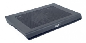 цена Подставка для ноутбука с охлаждением KS-is Mammer (KS-176) для ноутбуков с диагональю до 15.6 дюймов, Black