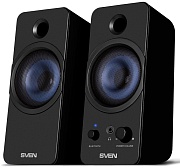 Колонки 2.0 SVEN 431 / 6W / Bluetooth / USB-питание / Аудиовыход на наушники / Чёрный / корпус - пластик