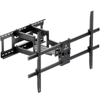 Кронштейн для ТВ ONKRON M10 чёрный, для 42"-120", наклон 15°, поворот 90°, нагрузка до 100 кг, расстояние до стены 90-600 мм