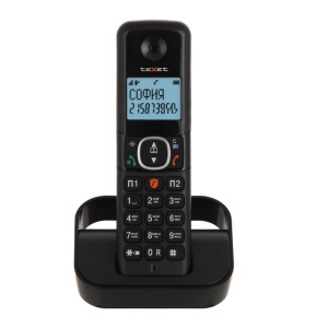 Телефон teXet TX-D5605A (черный) телефон dect texet tx d5605a black