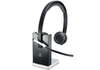 Беспроводные наушники с микрофоном Logitech H820e Wireless Headset Stereo Black (981-000517) Чёрный