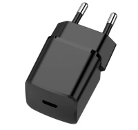 Сетевое зарядное устройство TFN NANO WCRPD10 (USB C PD/3A/20W/быстрая зарядка PD/черное) Чёрный