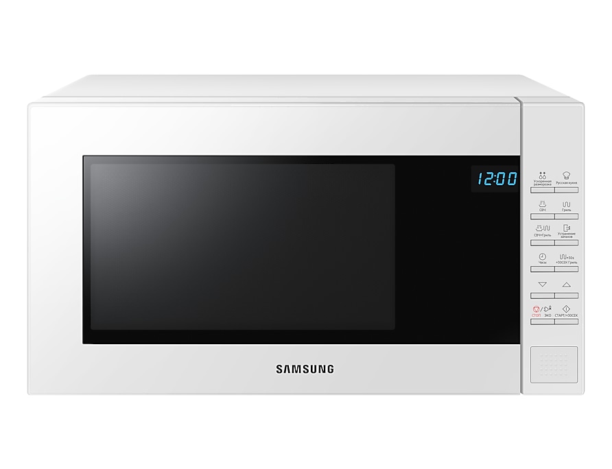 Микроволновая печь Samsung MC28H5013AW (28 л, 900 Вт, переключатели сенсор, гриль, конвекция, дисплей, белый)
