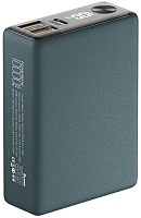 Портативная батарея OLMIO QX-10 (22.5W PD/ Quick Charge) 10000мАч, серая, soft-touch