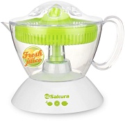 DSP Соковыжималка Sakura SA-6509GR (40 Вт/ для цитрусовых/ скоростей - 1/ 800 мл/ корпус - пластик)