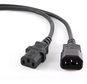Кабель питания IEC 320 C13 - IEC 320 C14 GEMBIRD (PC-189-VDE-3M), для ИБП, сечение 1 кв.мм, ток до 16 А, длина - 3 метра