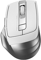 Беспроводная мышь A4Tech Fstyler FB35СS, Bluetooth & 2.4GHz, бесшумная, встроенный АКБ, белый/серый