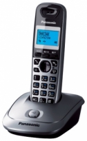 Телефон Panasonic KX-TG2511RUM серый металлик радиотелефон panasonic kx tg2511rum серый металлик