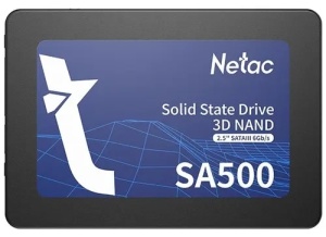 Жесткий диск SSD 2TB Netac SA500 R530 /W475 Mb/s NT01SA500-2T0-S3X 960TBW твердотельный накопитель netac 128 gb nt01sa500 128 s3x