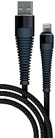 Кабель Borasco Fishbone Lightning - USB,1м, Черный