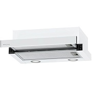 Вытяжка телескопическая KRONA KAMILLA MV 500 WHITE (600 м³/ч / 80 Вт / LED освещение 2x1,5 Вт / ширина - 49,7 см / белый / металл)