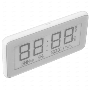 Часы-термогигрометр Xiaomi Temperature and Humidity Monitor Clock (BHR5435GL) indoor clock calendar week welcome speech temperature humidity 7 in 1 function data logger voc air quality monitor
