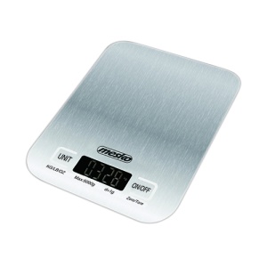 цена Весы кухонные Mesko MS 3169 white (электронные/ платформа/ предел 5 кг/ точность 1 г/ тарокомпенсация)