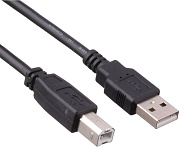 Кабель USB 2.0 Type-A - USB 2.0 Type-B ExeGate (EX-CC-USB2-AMBM-3.0), длина - 3.0 метра, черный
