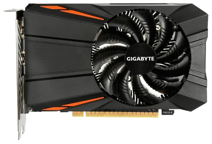 Видеокарта Gigabyte GeForce GTX 1050 Ti 4GB GDDR5 (GV-N105TD5-4GD) 1430/7008  DVI-D,HDMI, DP