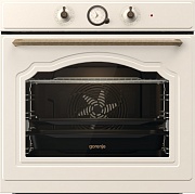 Духовой шкаф Gorenje BOS67372CLI (Classico / 77 л / до 300 °C / Бежевый, эмаль / AquaClean / PerfectGrill / телескоп. напр. (x1) / А)